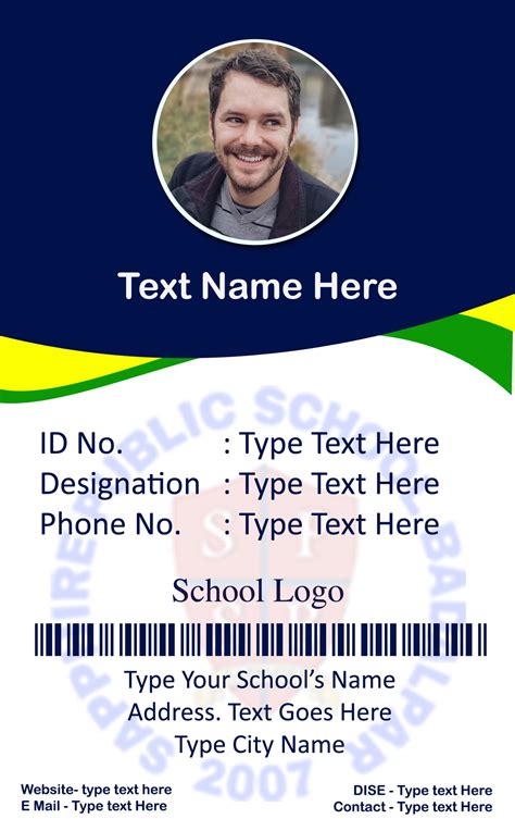 school smart id card|school staff id card.